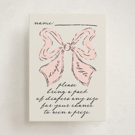 Mini Baby Shower Insert Cards