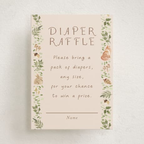 Mini Baby Shower Insert Cards