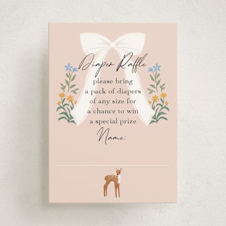 Mini Baby Shower Insert Cards