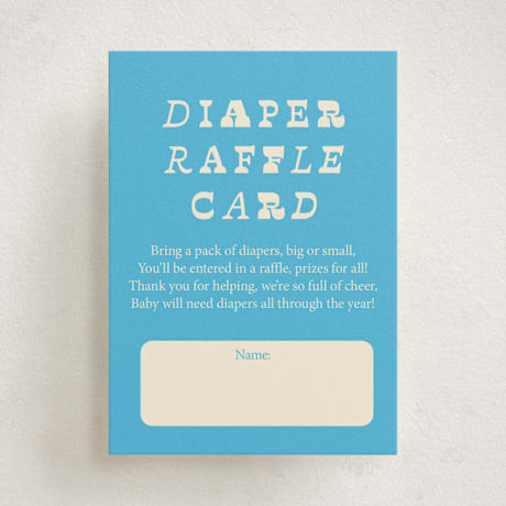 Mini Baby Shower Insert Cards