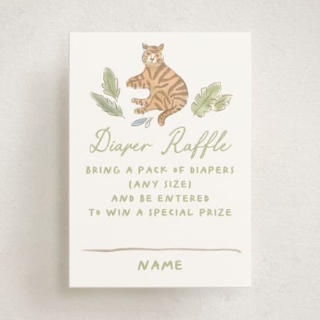 Mini Baby Shower Insert Cards