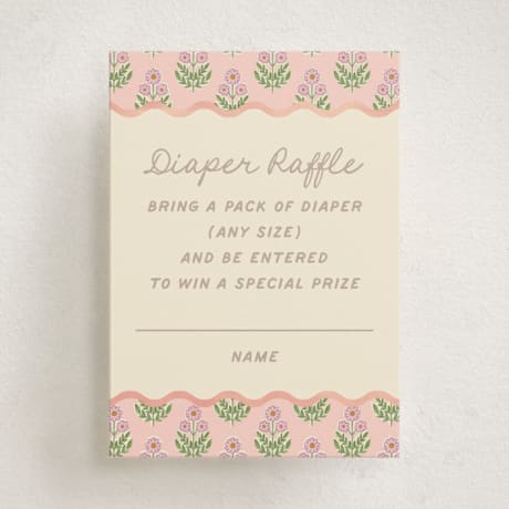 Mini Baby Shower Insert Cards