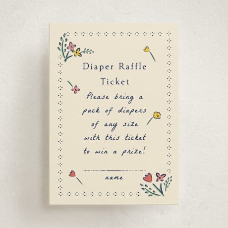 Mini Baby Shower Insert Cards