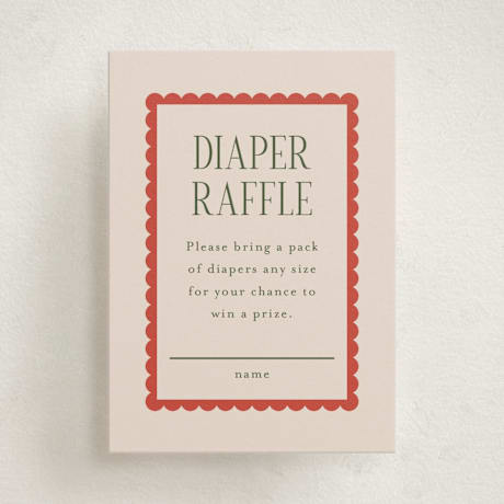 Mini Baby Shower Insert Cards