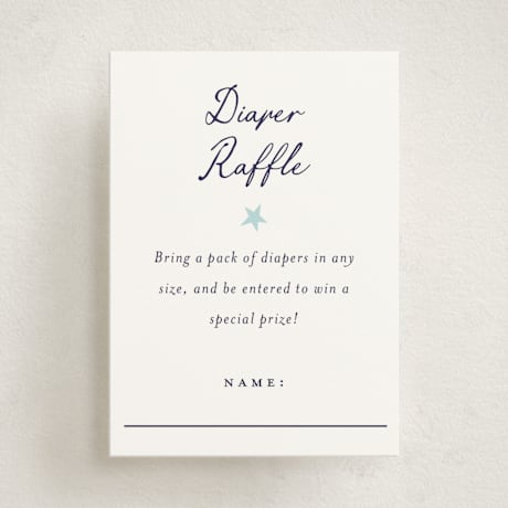 Mini Baby Shower Insert Cards