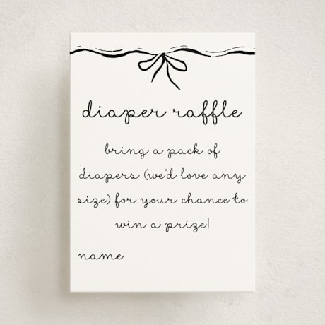 Mini Baby Shower Insert Cards