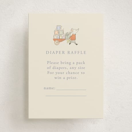 Mini Baby Shower Insert Cards