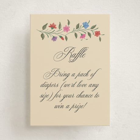 Mini Baby Shower Insert Cards