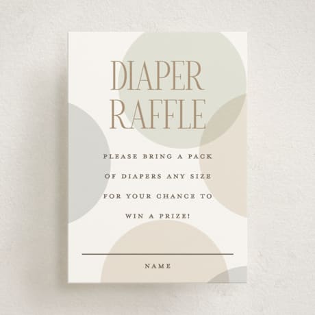 Mini Baby Shower Insert Cards