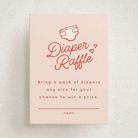 Mini Baby Shower Insert Cards