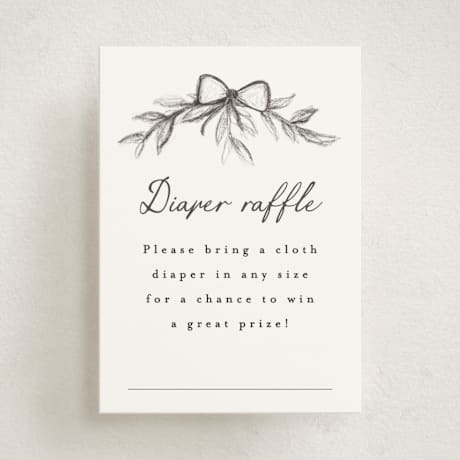 Mini Baby Shower Insert Cards