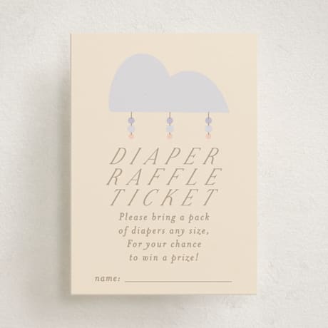 Mini Baby Shower Insert Cards