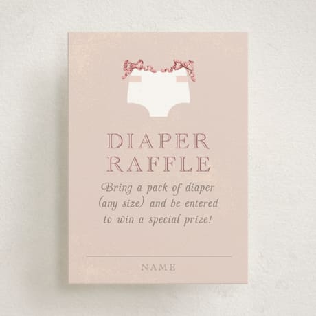 Mini Baby Shower Insert Cards