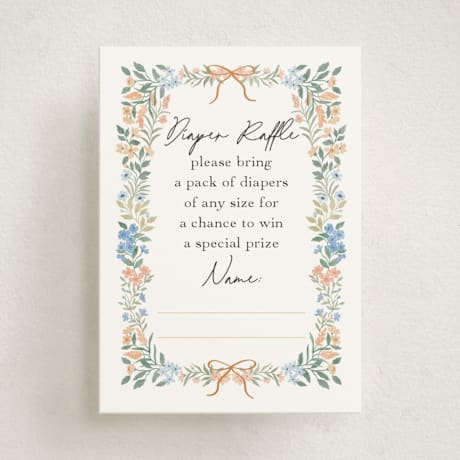 Mini Baby Shower Insert Cards