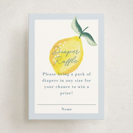 Mini Baby Shower Insert Cards