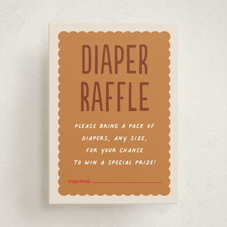 Mini Baby Shower Insert Cards