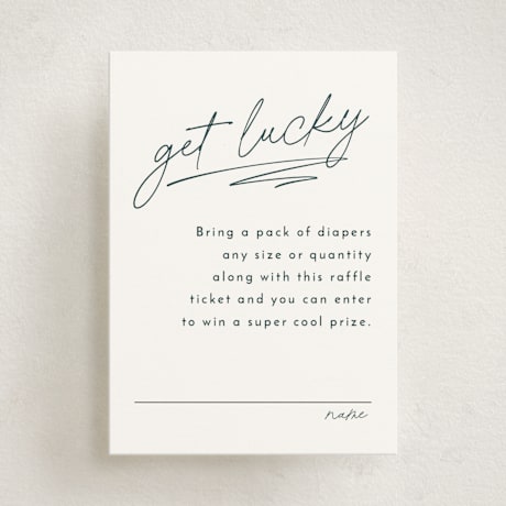 Mini Baby Shower Insert Cards