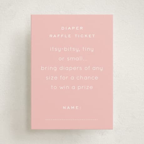 Mini Baby Shower Insert Cards