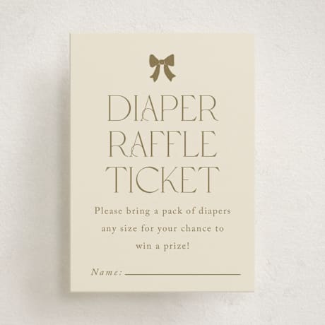 Mini Baby Shower Insert Cards