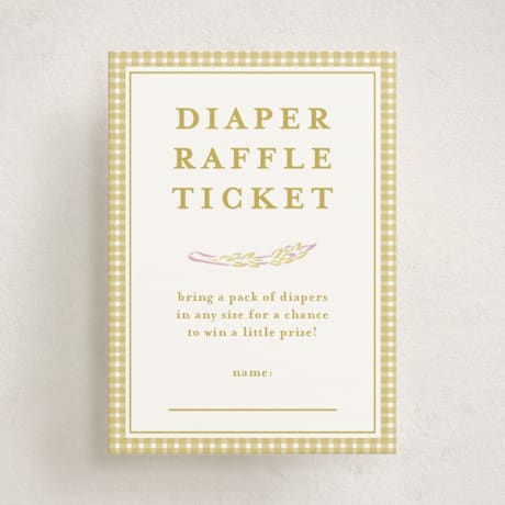 Mini Baby Shower Insert Cards