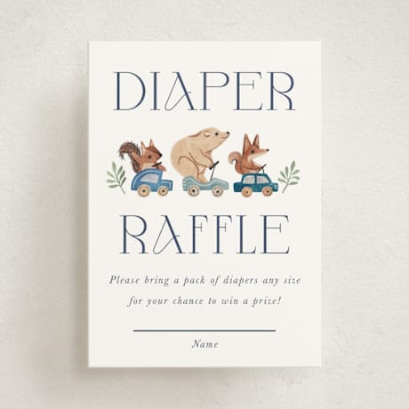 Mini Baby Shower Insert Cards