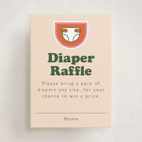 Mini Baby Shower Insert Cards