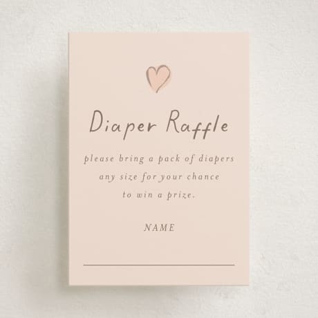 Mini Baby Shower Insert Cards