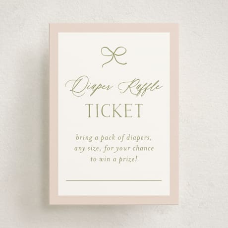 Mini Baby Shower Insert Cards