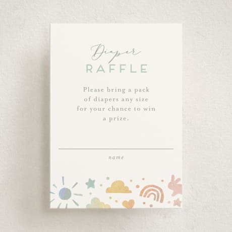 Mini Baby Shower Insert Cards