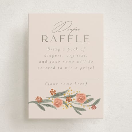 Mini Baby Shower Insert Cards