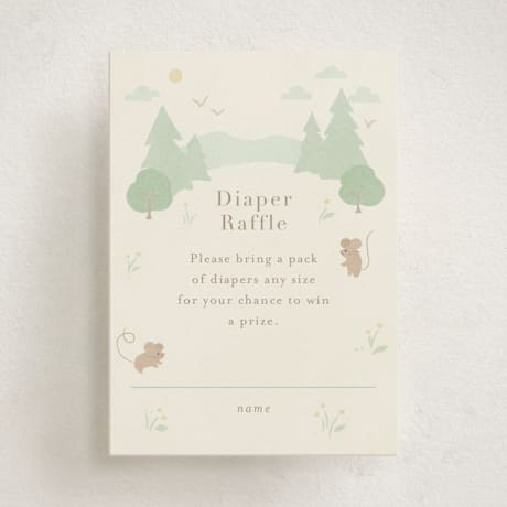 Mini Baby Shower Insert Cards