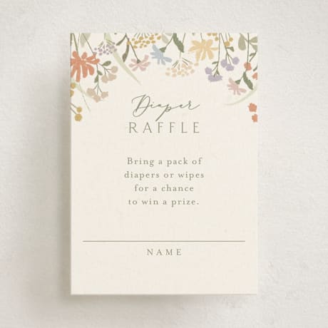 Mini Baby Shower Insert Cards