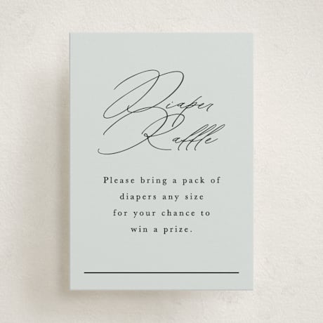 Mini Baby Shower Insert Cards