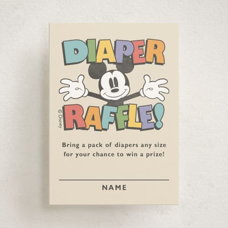 Mini Baby Shower Insert Cards