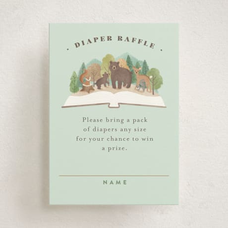 Mini Baby Shower Insert Cards