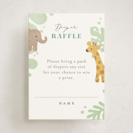 Mini Baby Shower Insert Cards