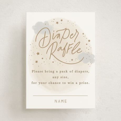 Mini Baby Shower Insert Cards