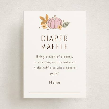 Mini Baby Shower Insert Cards