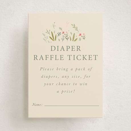 Mini Baby Shower Insert Cards