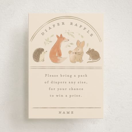 Mini Baby Shower Insert Cards