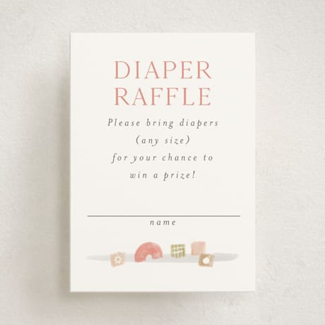 Mini Baby Shower Insert Cards