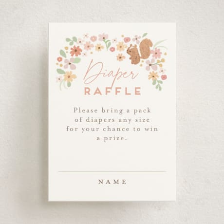 Mini Baby Shower Insert Cards