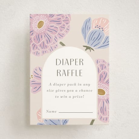 Mini Baby Shower Insert Cards