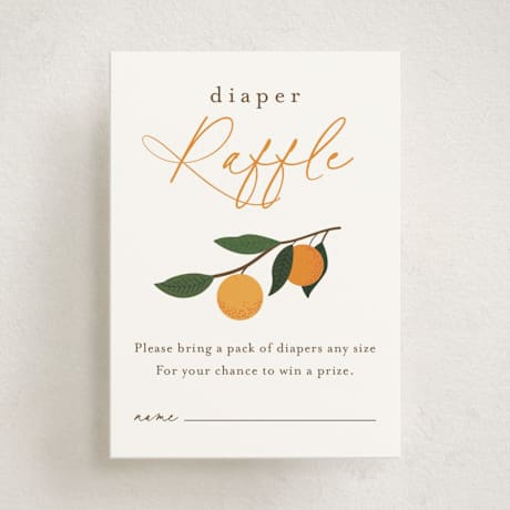 Mini Baby Shower Insert Cards