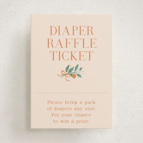 Mini Baby Shower Insert Cards