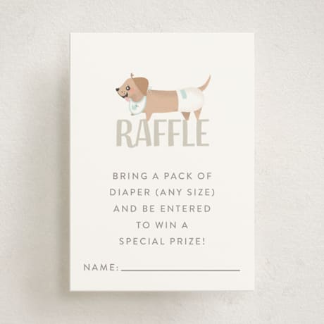 Mini Baby Shower Insert Cards