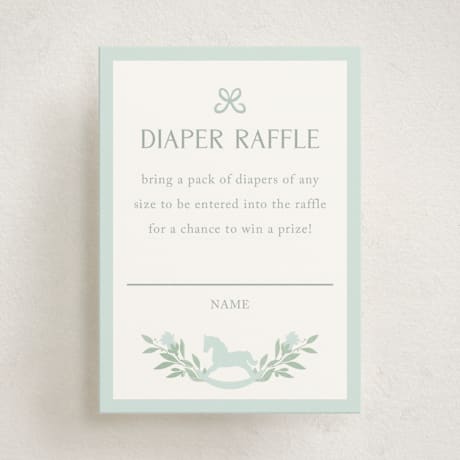 Mini Baby Shower Insert Cards