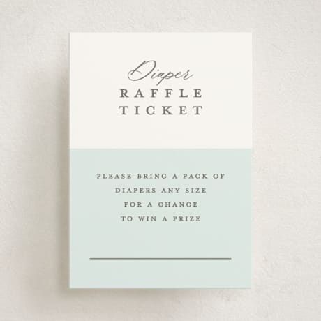 Mini Baby Shower Insert Cards