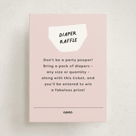 Mini Baby Shower Insert Cards