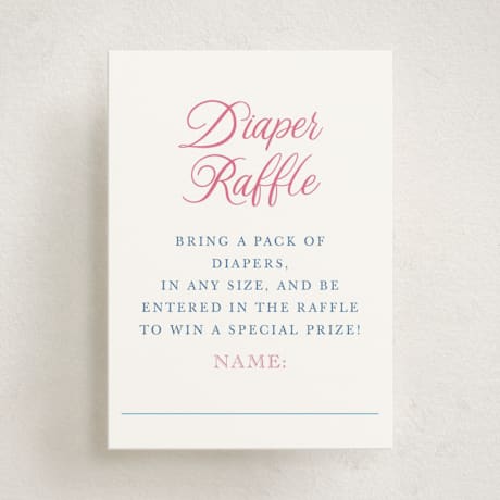 Mini Baby Shower Insert Cards